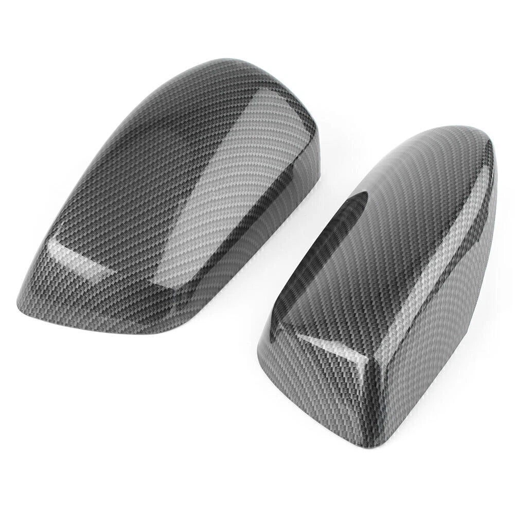 2pcs Carbon Fiber Side Mirror Caps for BMW E60 (2004–2007)