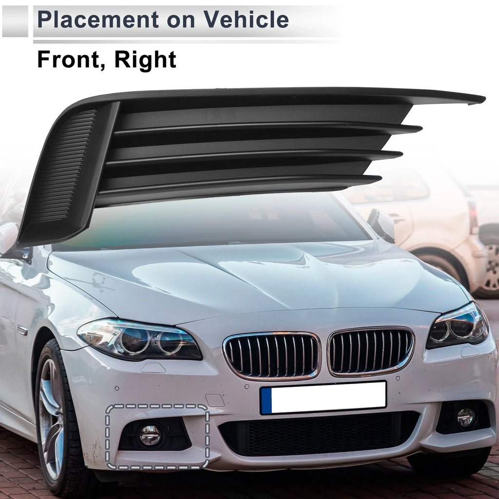 1pc Right Front Fog Light Grill Replacement for Audi A3 S3 (2013–2017)