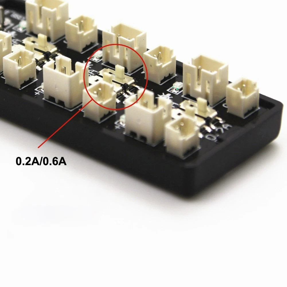 USB Lithium Battery Charging Board with 6 Outputs for Universal Use
