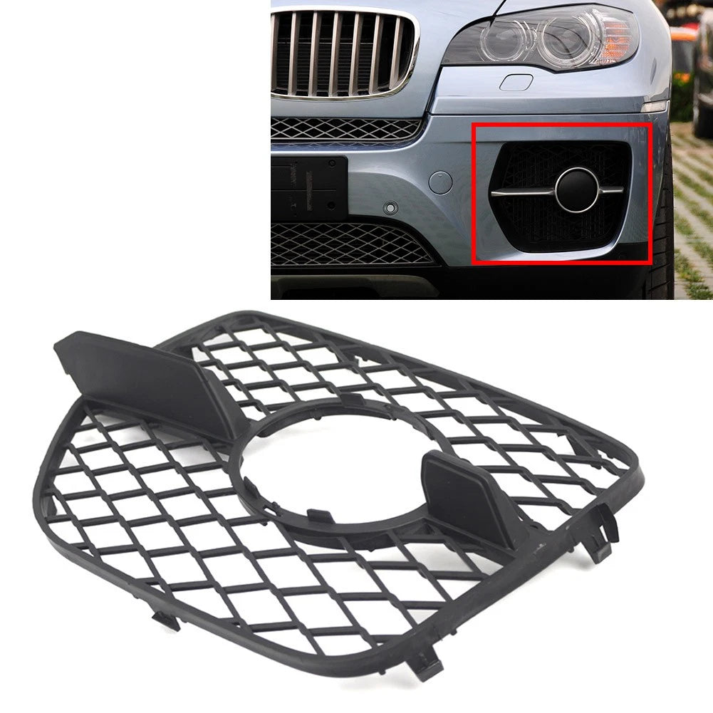 Left Front Bumper Fog Light Grille for BMW X6 E71 E72 (2008–2014)