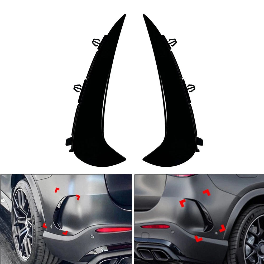 Rear Bumper Side Spoiler for Mercedes Benz GLC Class X254 (2023–2024)