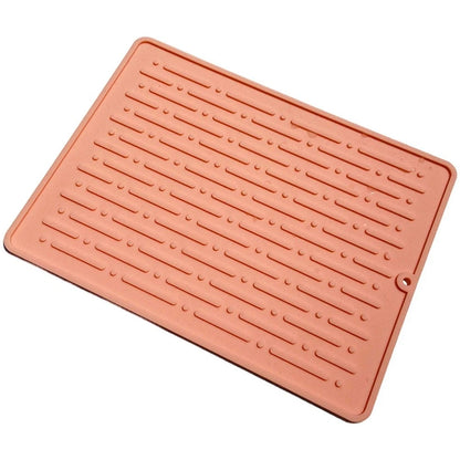 Flexible Silicone Drain Pad for Kitchen (12x8 Inch)