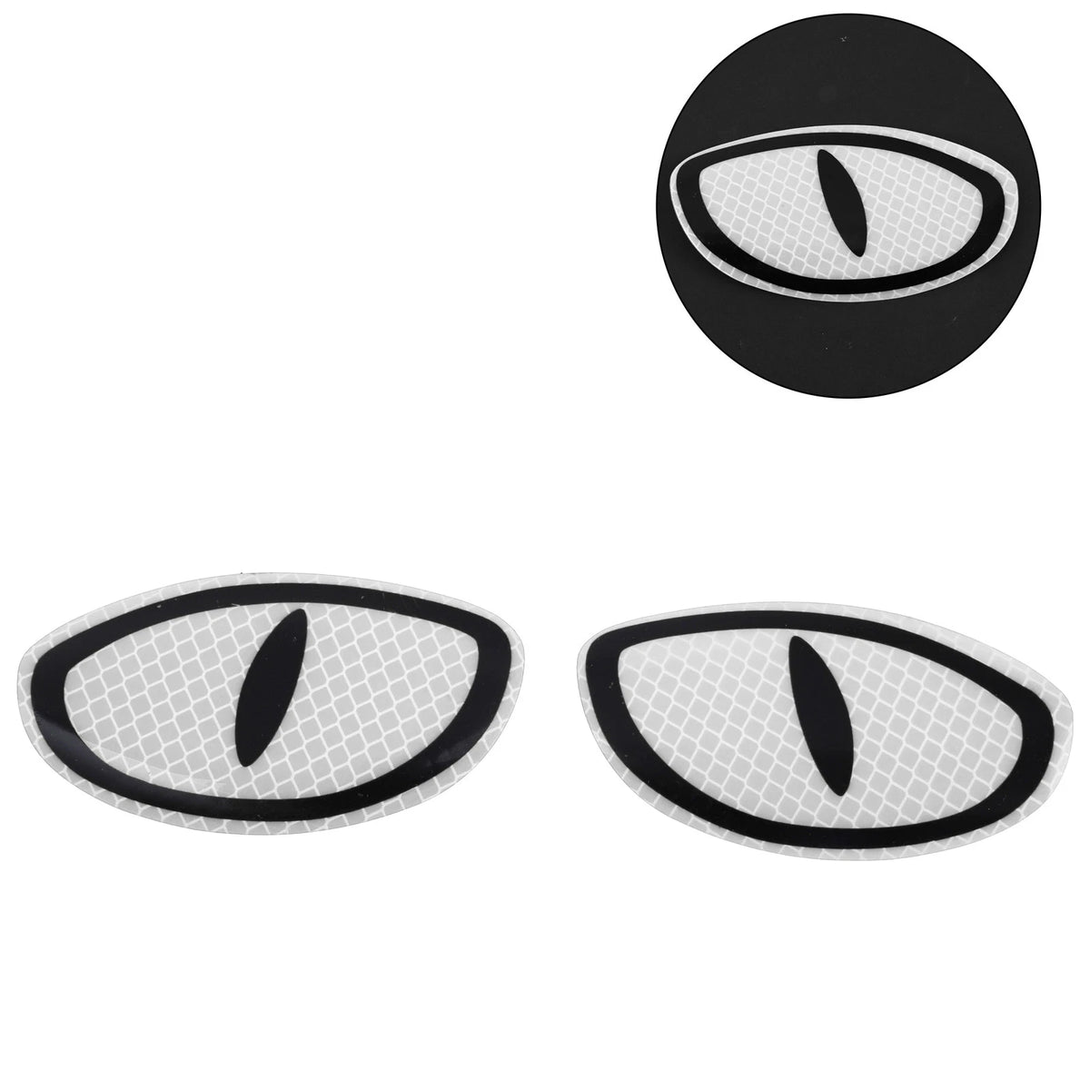 Reflective Bumper Decal for Universal Vehicles (Fluorescent Silver)