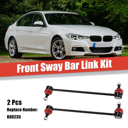 2X Front Stabilizer Sway Bar End Links for Mazda 3, BMW 740i (No.K80235)