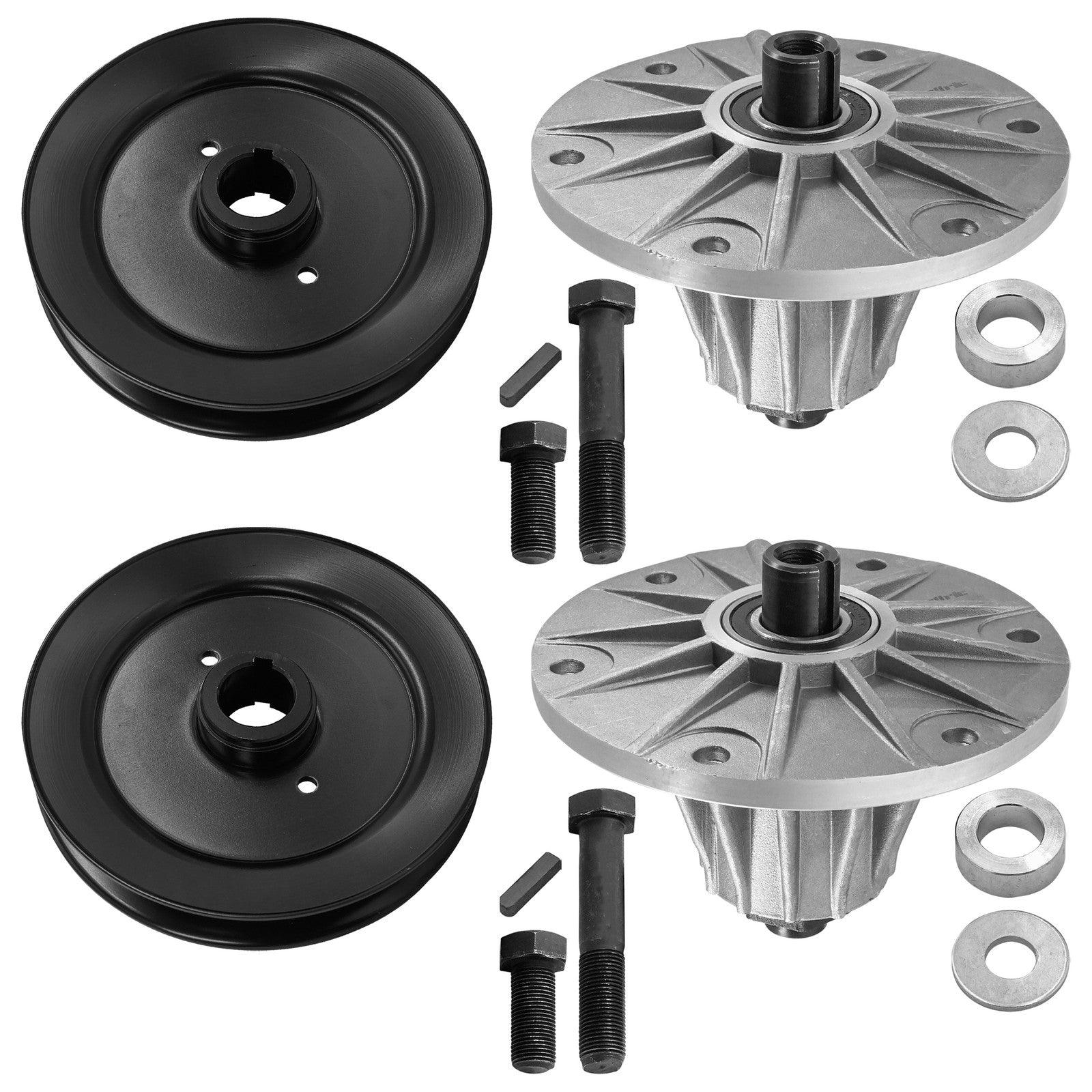 Deck Spindle Pulley Replacement for Woods MZ3361G MZ3372G RZ2052B (2008–2015)