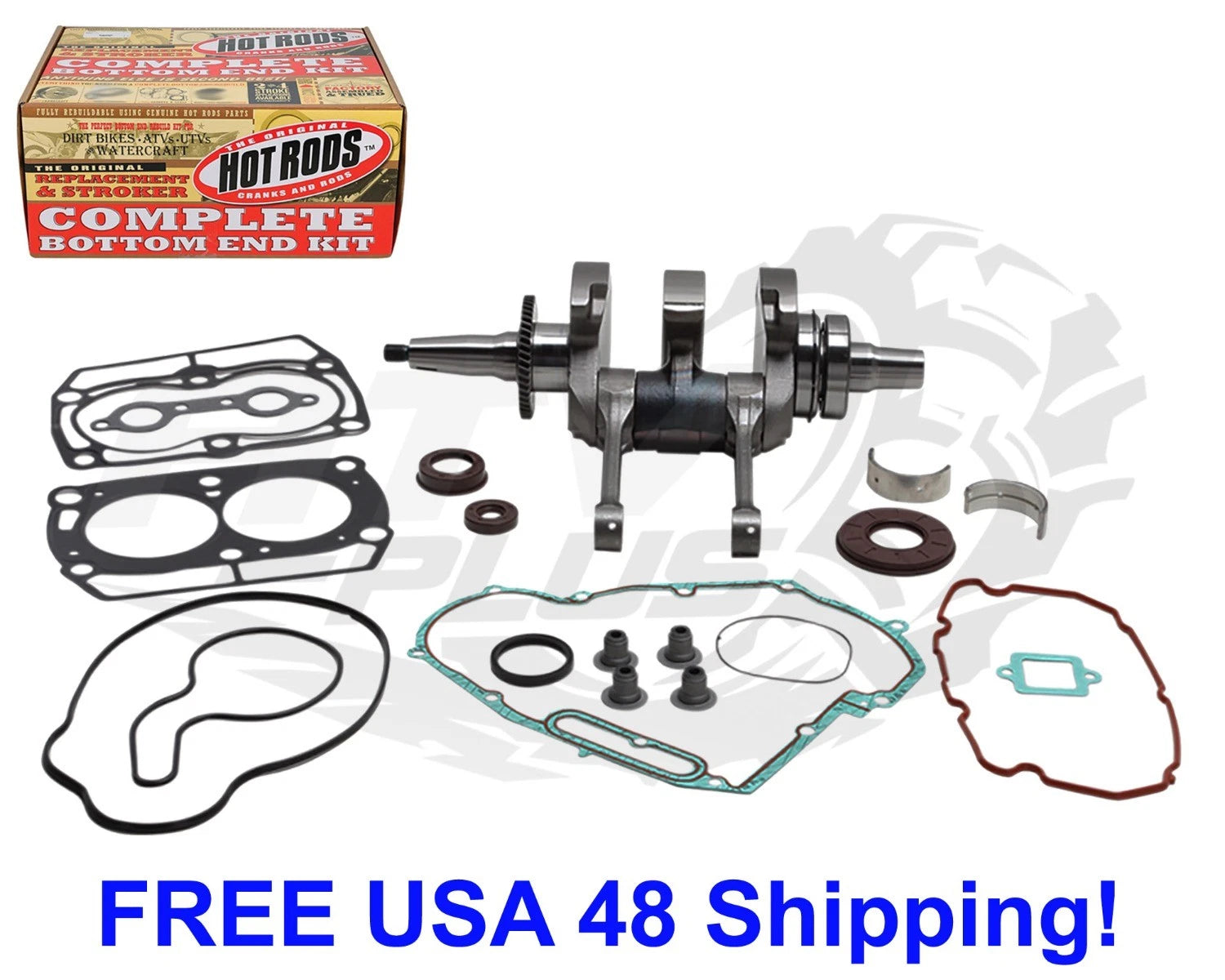 Engine Rebuild Kit for Polaris Ranger 700 (2005–2009) Crank Pistons WP C-Bal