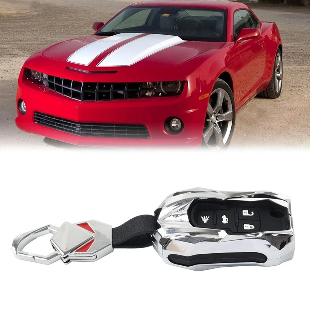 Fob Remote Shell Case Cover for Chevrolet Buick GMC Holden (Silver)