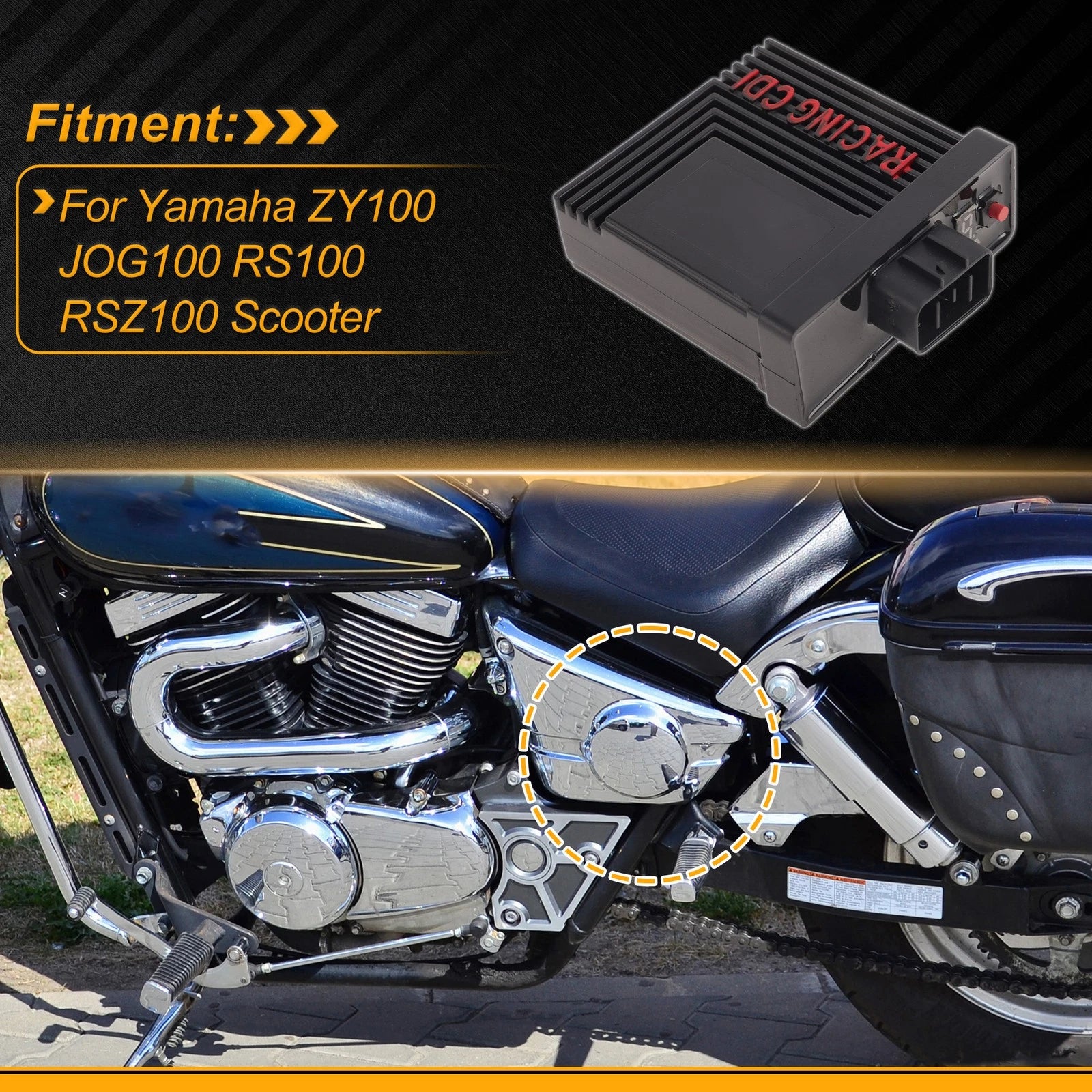 Programmable Ignition Module for Yamaha ZY100 JOG100 RS100 RSZ100 (1 pcs)