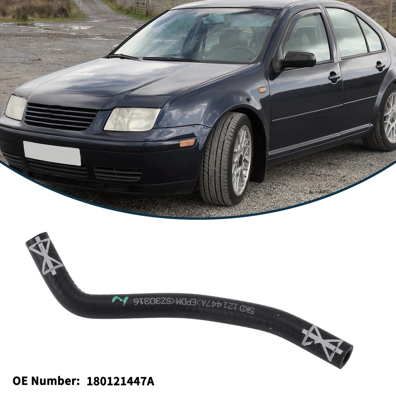 Radiator Hose Coolant Pipe Replacement for Volkswagen Bora (2011–2015)