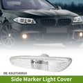Left Side Marker Light Cover Replacement for BMW 325i (2002–2006) White