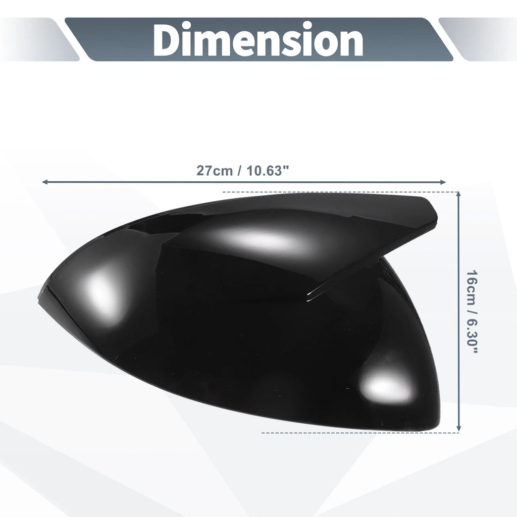 Rearview Mirror Cover Cap Gloss Black Replacement for Mercedes-Benz C Class (2021–2024)