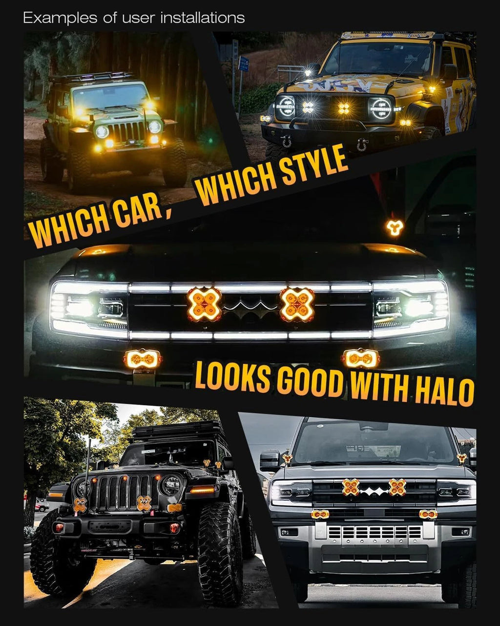 LED Work Light Pod for Offroad Vehicles (Universal Fit)