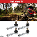 Ball Joint Left Right Heavy Duty 4 Pc Kit for 150cc 250cc ATV (M12x1.25)