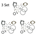 Set of 3 Carburetor Repair Kits for B&S 492495 493762 498260