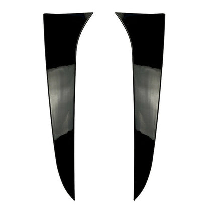 2X Rear Window Side Spoiler Canard Splitter Trim for BMW X1 E84 (2009–2015)