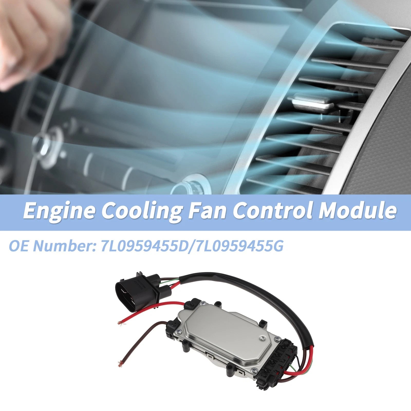 Engine Cooling Fan Control Module for Audi Q7 (2007–2015)