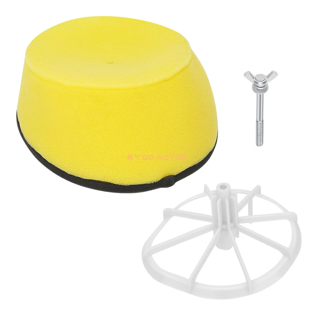 Air Filter Kit Cage Holder Guide & Wing Nut for Yamaha YZ125 YZ125X YZ250 YZ250X (2000–2023)