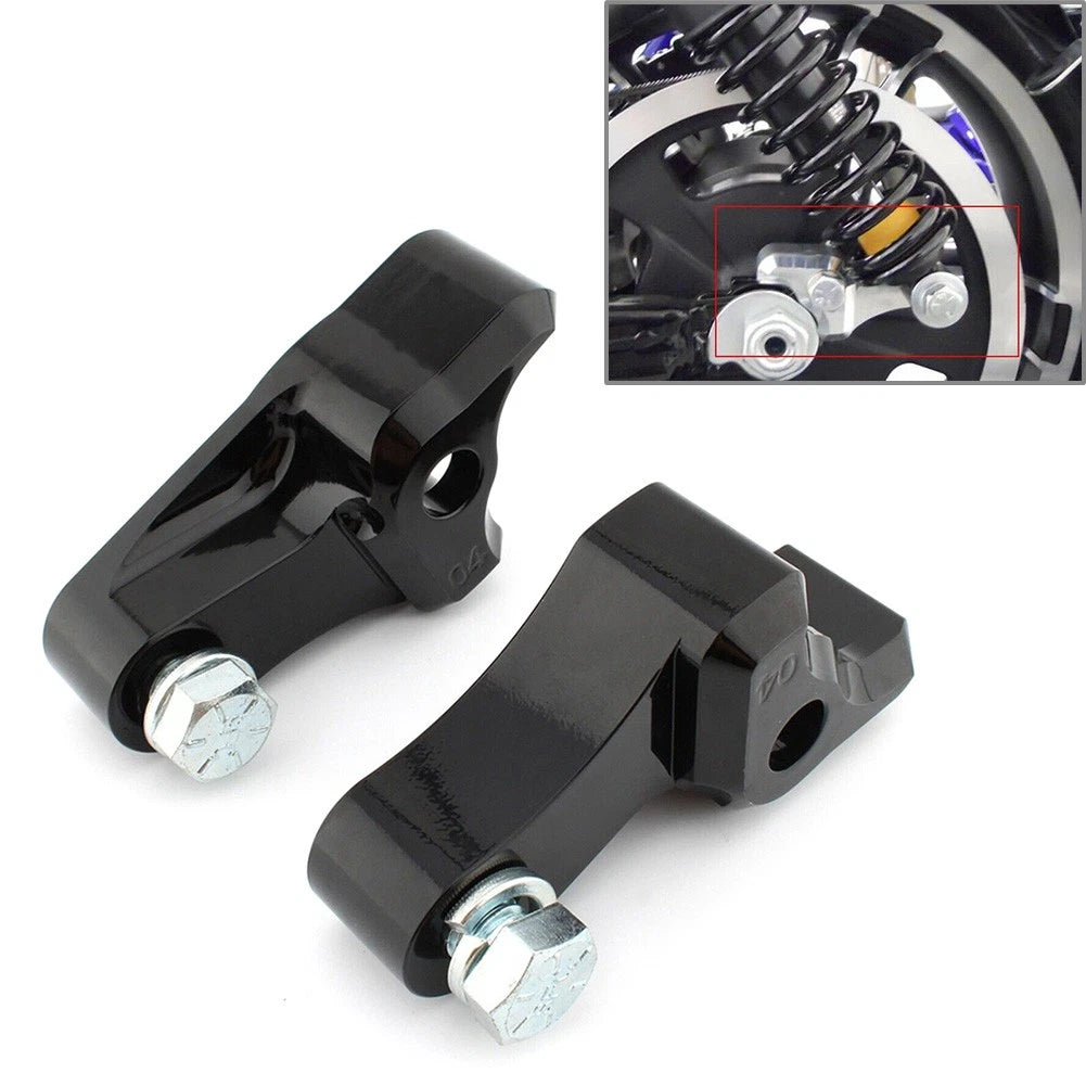 1" Lowering Kit Black Rear Shock Absorber for Harley Touring FLHX FLHR (2009–2019)