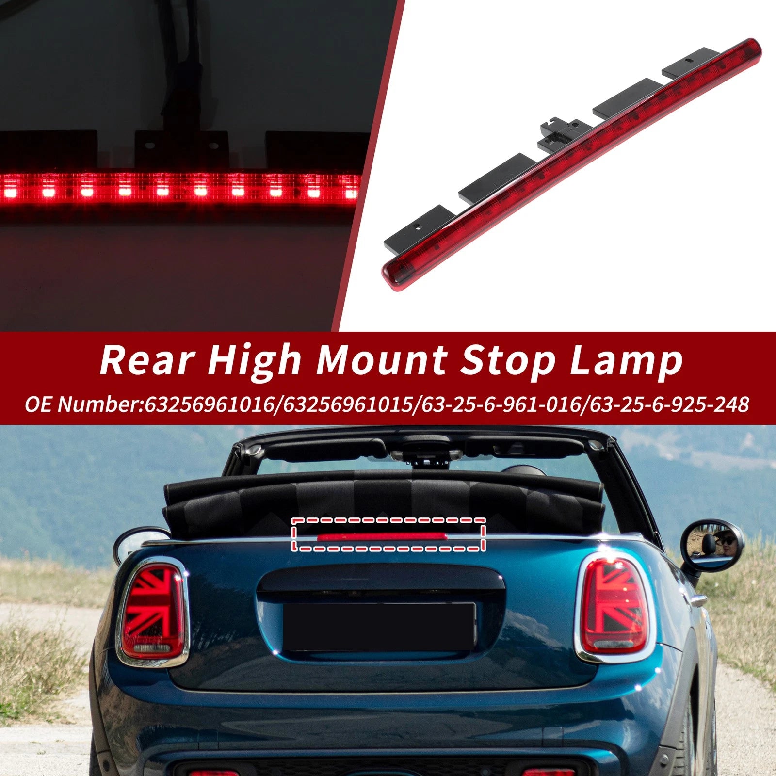 LED Third Brake Light for Mini Cooper R52 (2005–2008) 63256961016