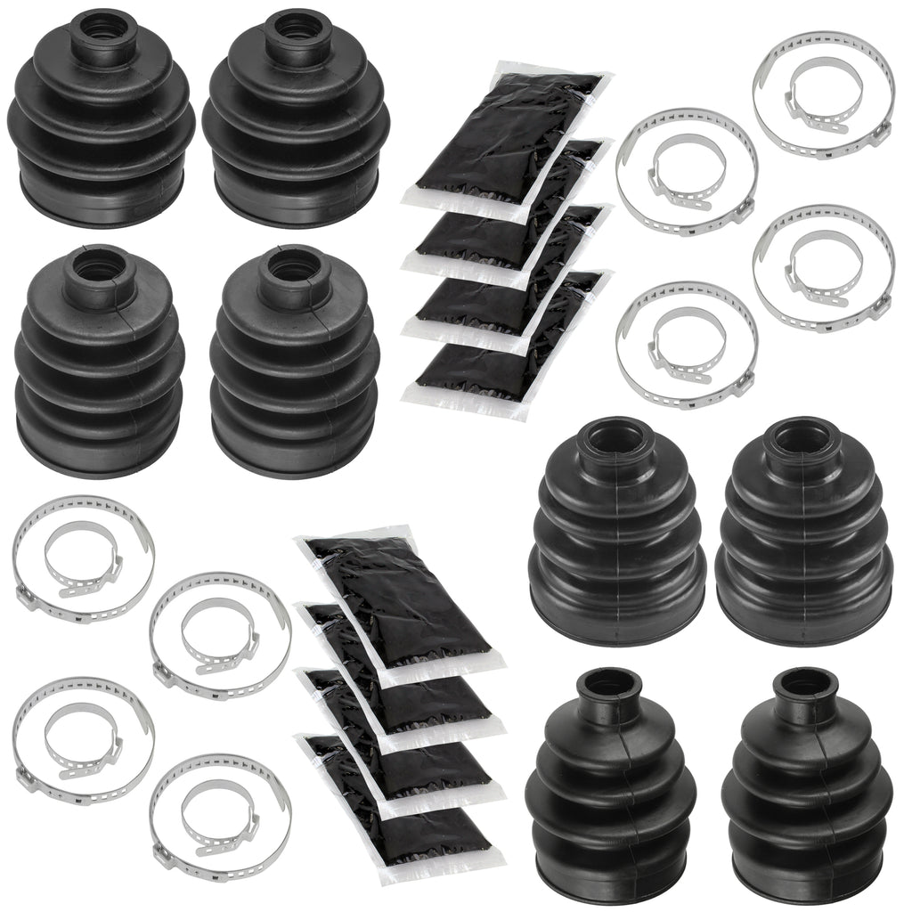 Front and Rear Axle CV Boot Kit Replacement for Honda Rubicon 500 TRX500FA (2015–2018)
