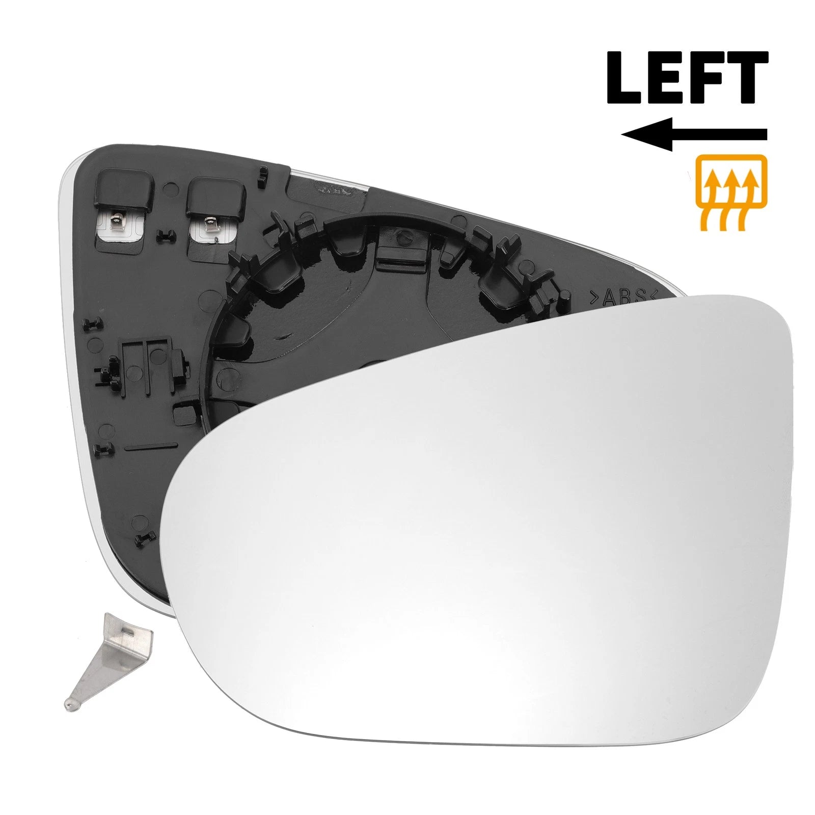Heated Left Side Mirror Glass Replacement for Volkswagen Golf Mk6 Touran (2011–2015)