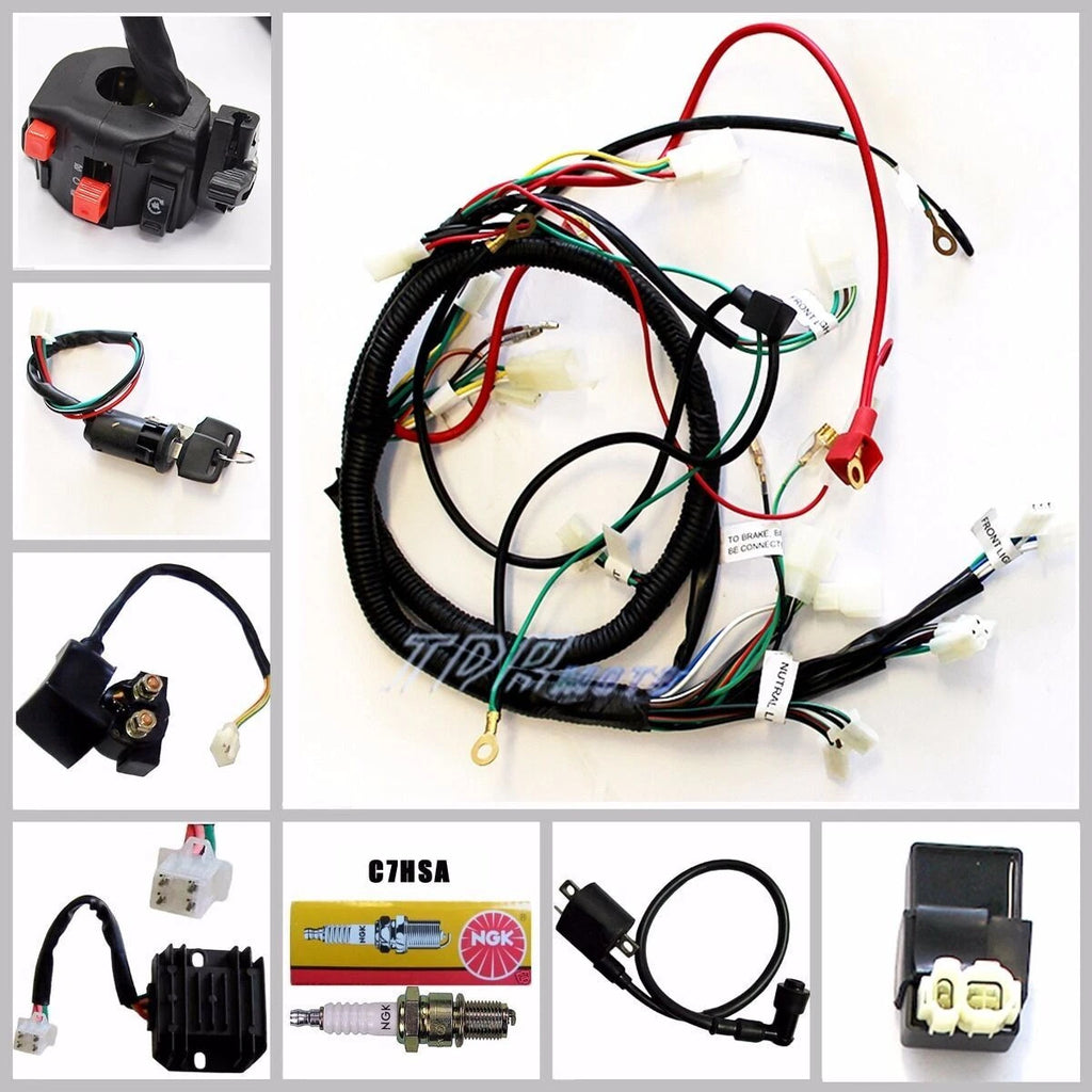 Wire Harness Assembly for GY6 150CC ATV Quad