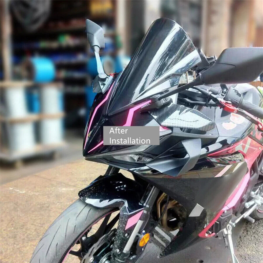 2X Front Fairing Winglets Side Spoilers for Honda CBR650R (2019–2021)