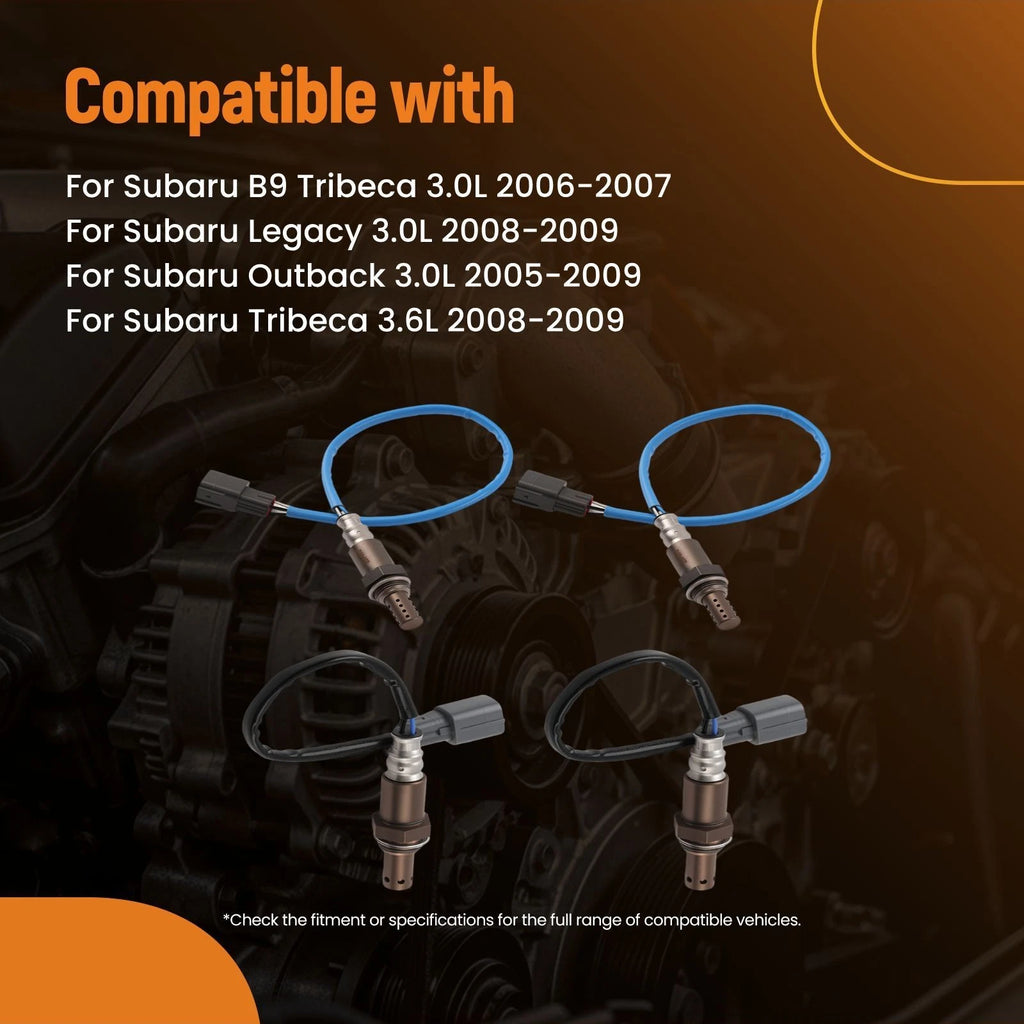 4X Oxygen Sensor for Subaru B9 Tribeca, Outback, Legacy (2005–2014)