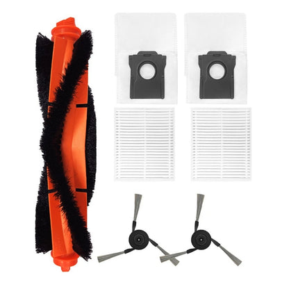 Main Side Brush Filter and Dust Bag Set for Dreame F21 F21 Plus