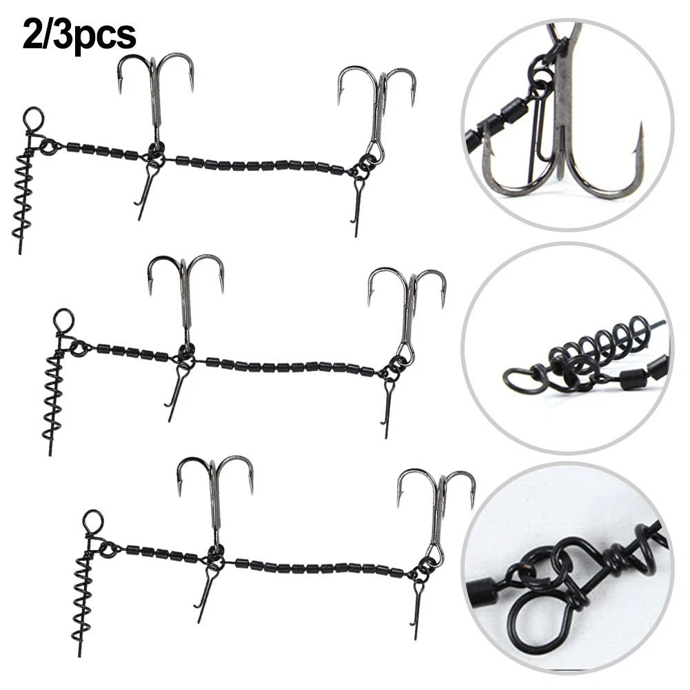 Fishing Rig Treble Hook for Pike (14cm)