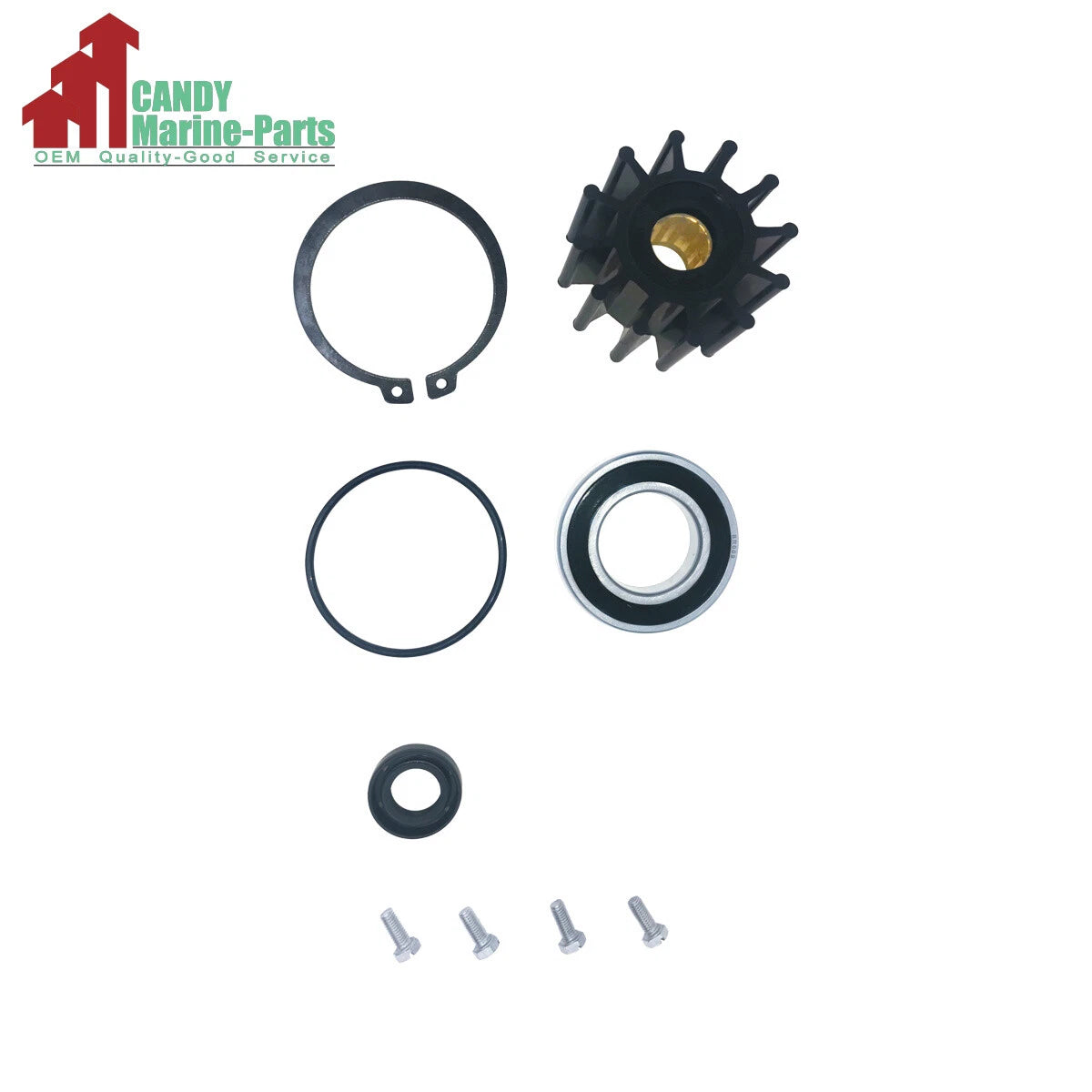 Cooling Pump Kit for Volvo Penta F5 Series 3.0 4.3 5.0 5.7 7.4 8.1 8.2L
