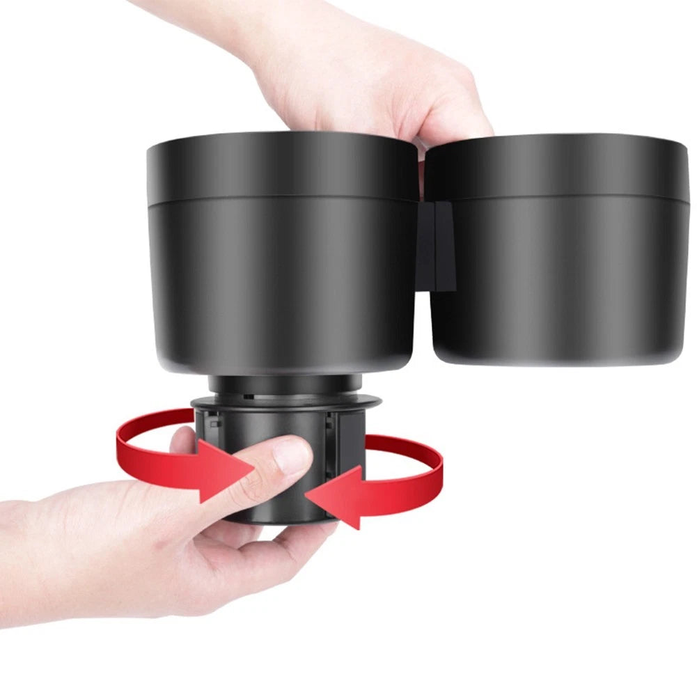 Cup Holder Adapter for Large Cups - Adjustable Base