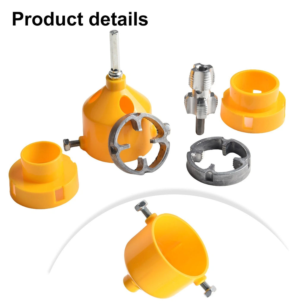 Electric PVC Pipe Threader Kit for Universal Use (Heavy Duty)