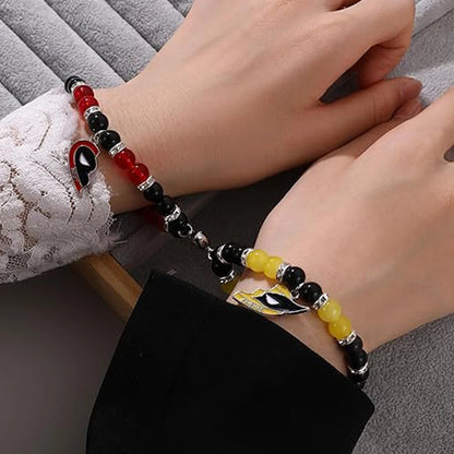 2pcs Deadpool and Wolverine Bracelet Set for Best Friends
