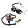 Left Handlebar Start Stop Switch & Ignition Key Switch for Yamaha Kodiak 400 450 (1993–2000)