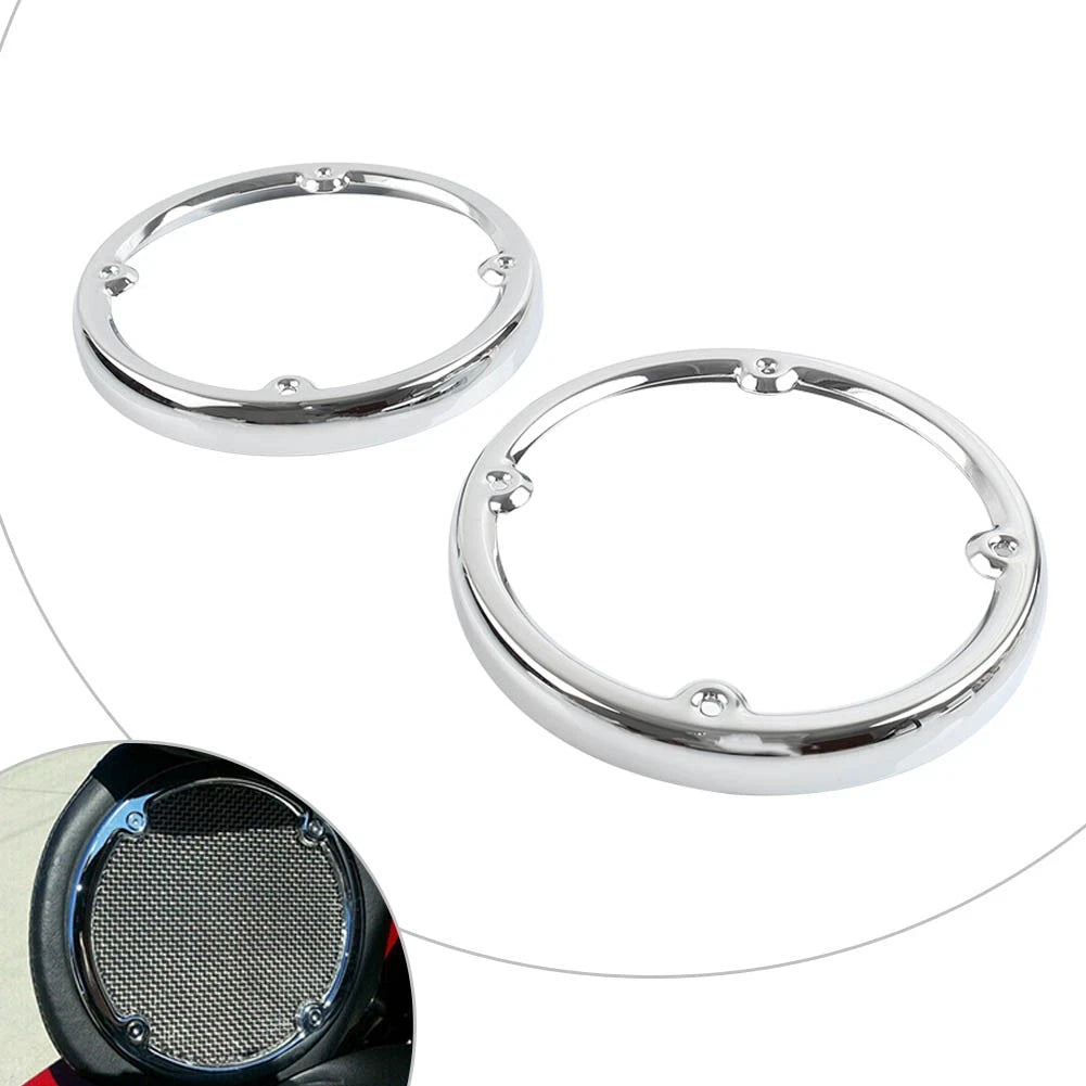 Chrome Rear Speaker Trim for Harley Electra Glide Classic FLHTC (2009–2023)