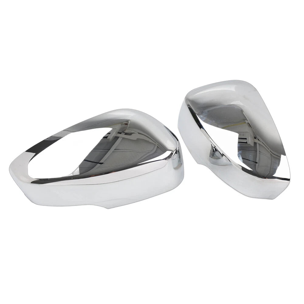 2X Rearview Mirror Cover Trim for Mitsubishi Eclipse Cross (2018–2020) Chrome