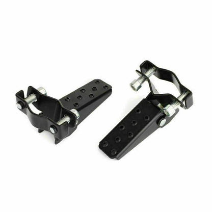 1X Universal Motorcycle Passenger Foot Peg Rear Footrest 25-28mm T9