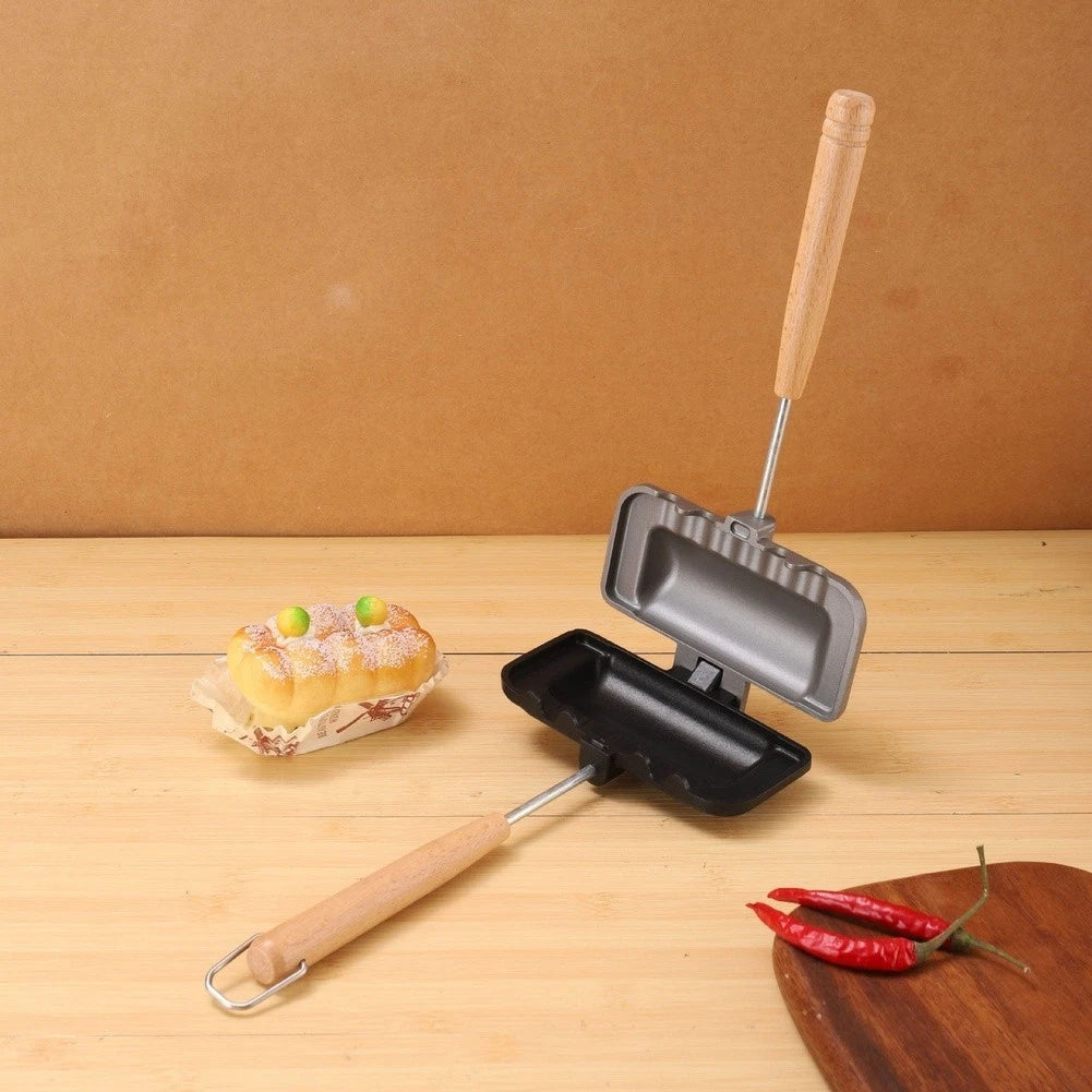 Sandwich Baking Pan with Cool Touch Handle, Nonstick Layer