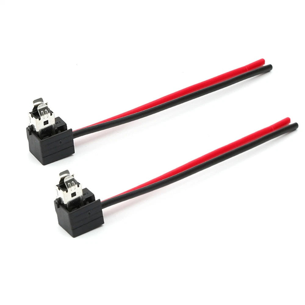2Pcs Headlight Socket Harness Connector Plug Adapter for H1 Halogen