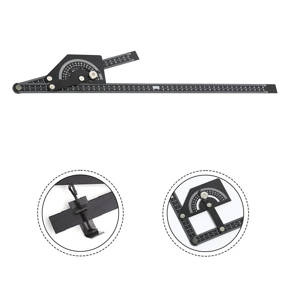 Multi Purpose Measuring Ruler for Woodworking and DIY Enthusiasts