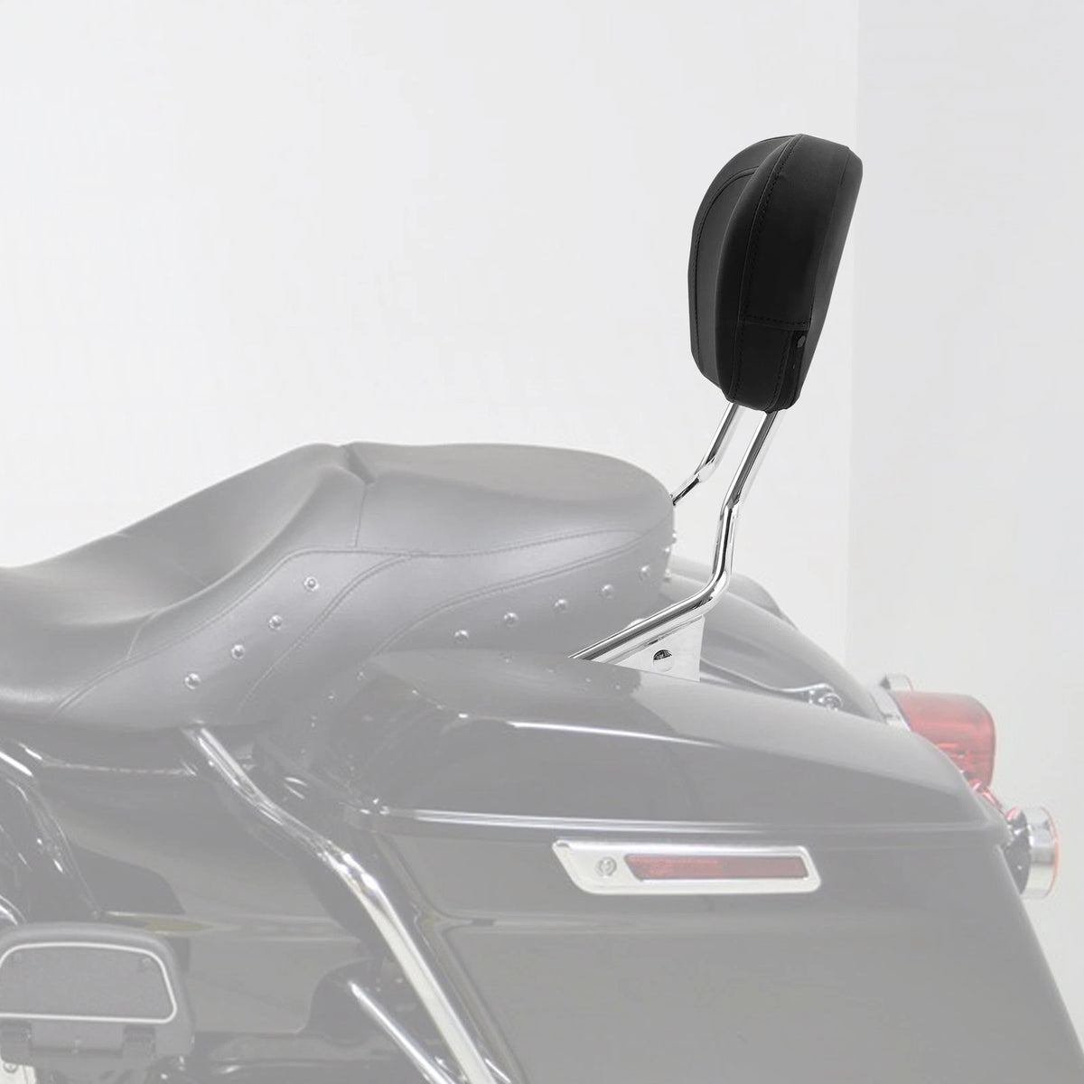 Sissy Bar Upright Passenger Backrest Pad for Harley Street Road Glide (2009–2025)