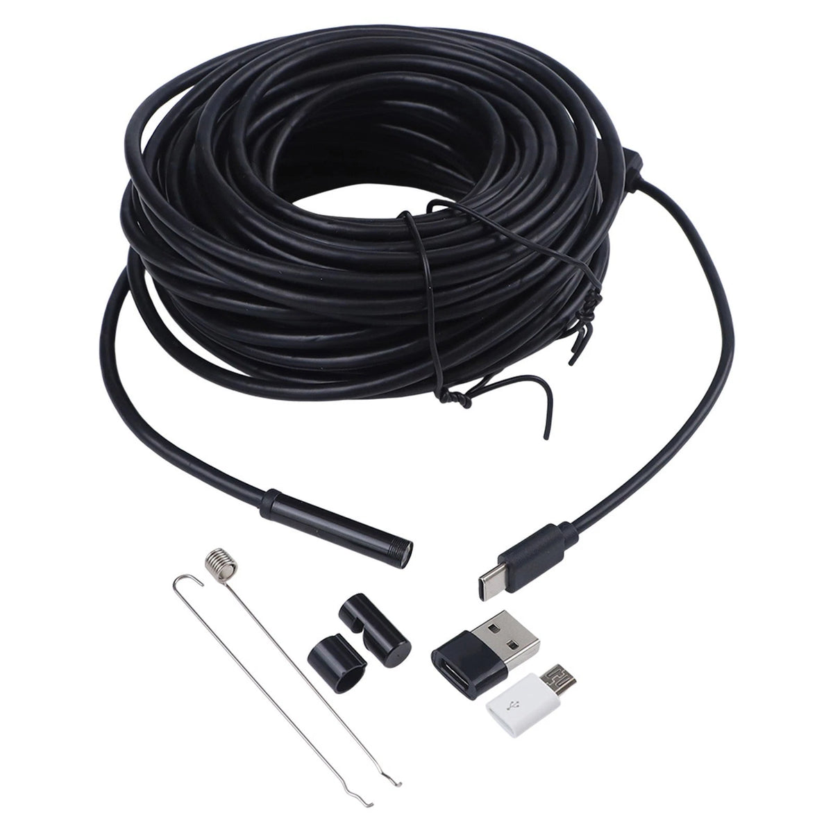 15m Waterproof Pipe Inspection Camera for Sewer Drain Cleaning