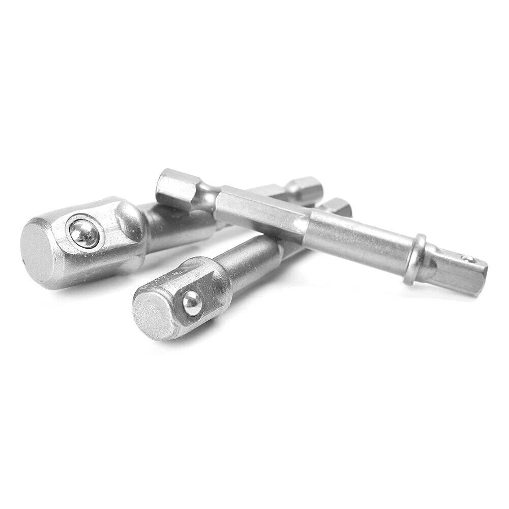 3X Socket Adapter Set for Impact Driver Drill Bits (65/67/73mm)