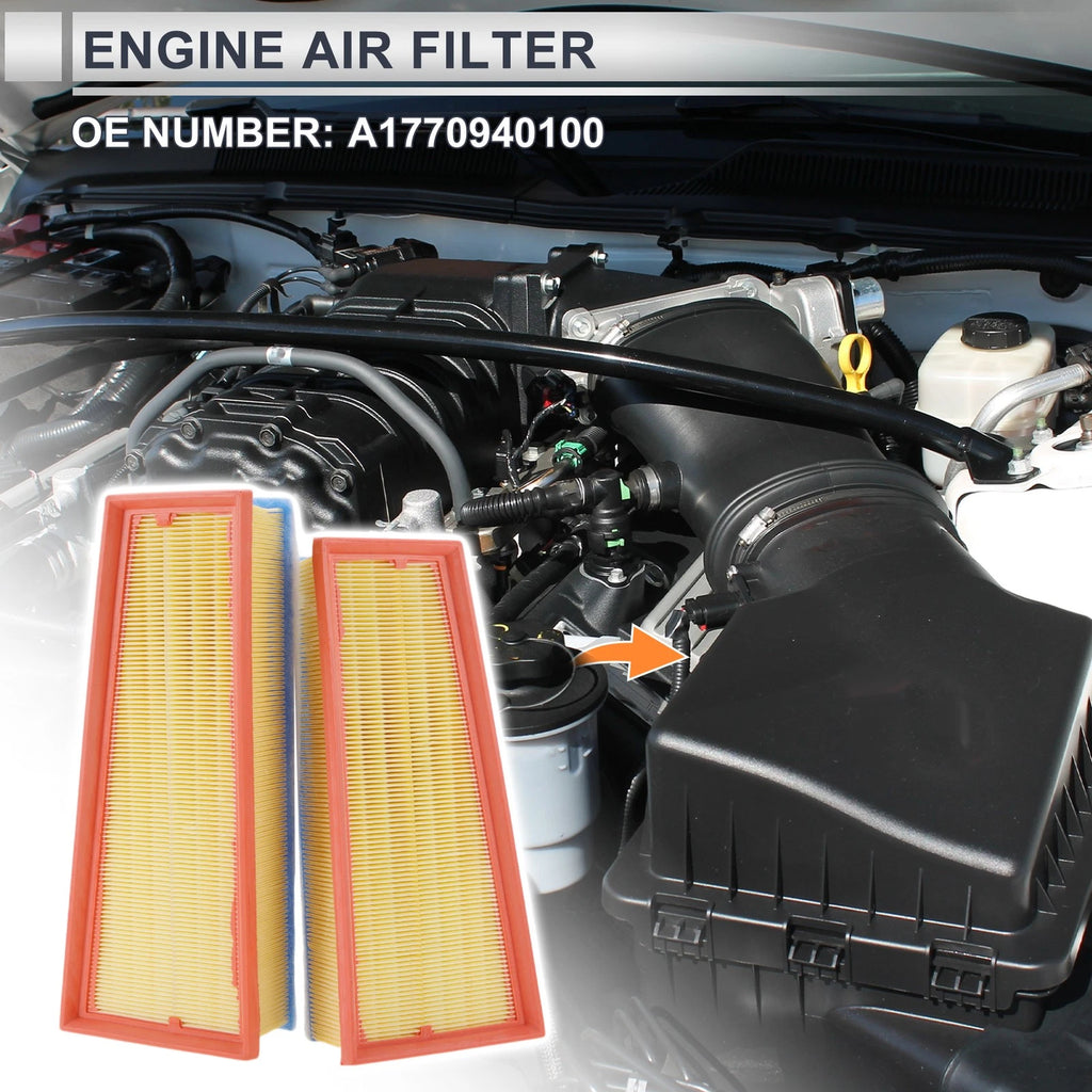 Engine Air Filter Replacement for Mercedes-Benz AMG S63 (2017–2020)