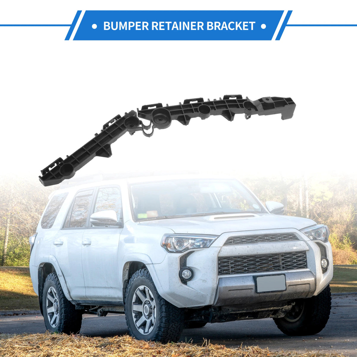 Right Rear Bumper Retainer Bracket No.5215542050 for Toyota RAV4 (2019–2022)