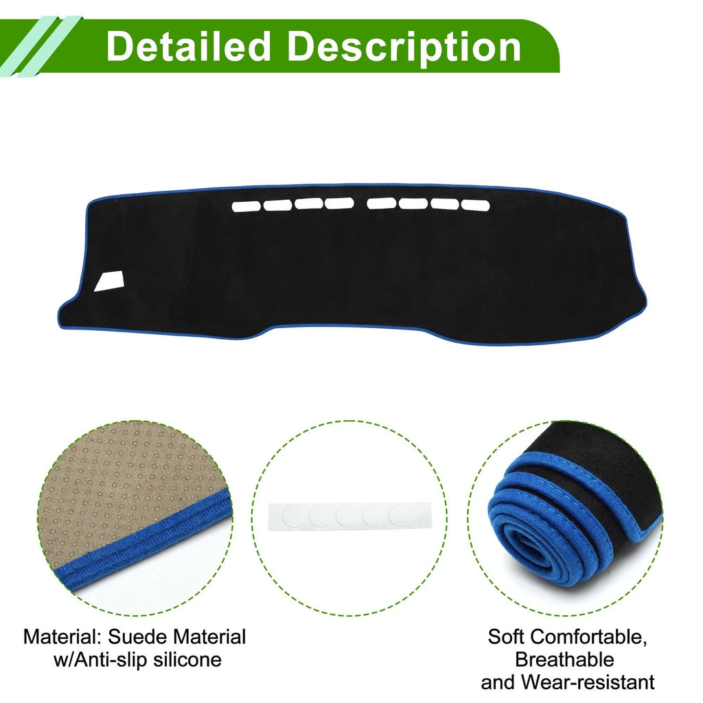 Dashboard Dash Cover Mat Replacement for Toyota Hilux Gun125 (2017–2020)