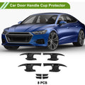 Door Handle Cup Protector for Toyota Camry Replacement Black Carbon Style (2018–2024)