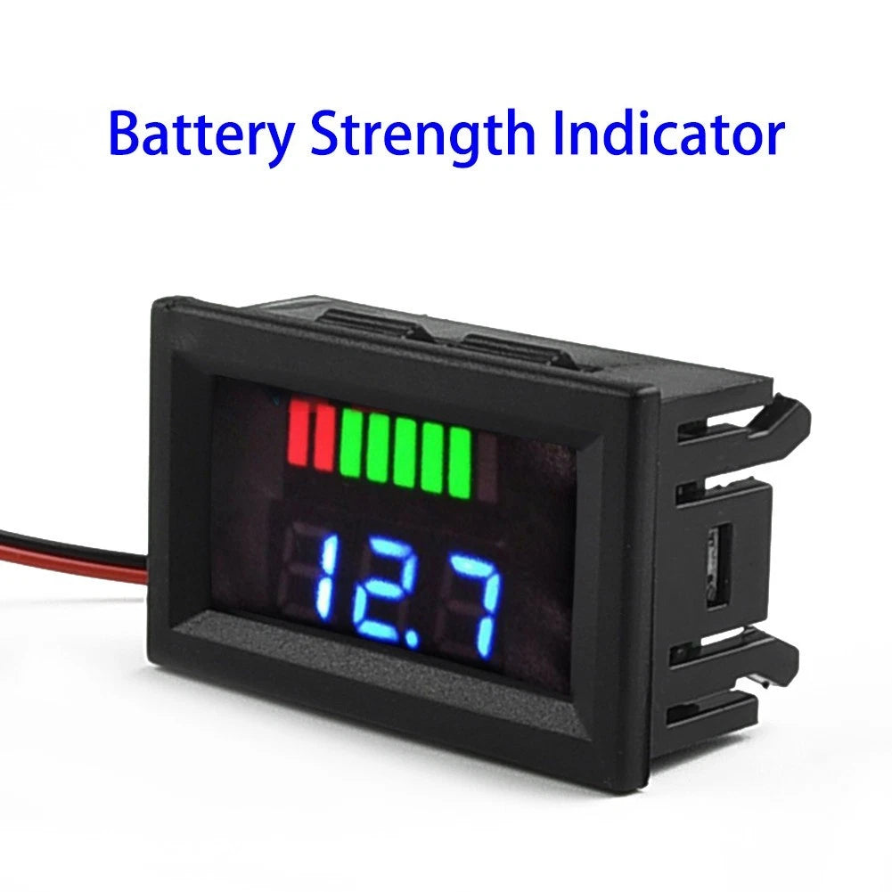 LED Digital Voltmeter for Car Motorcycle (12V-60V)