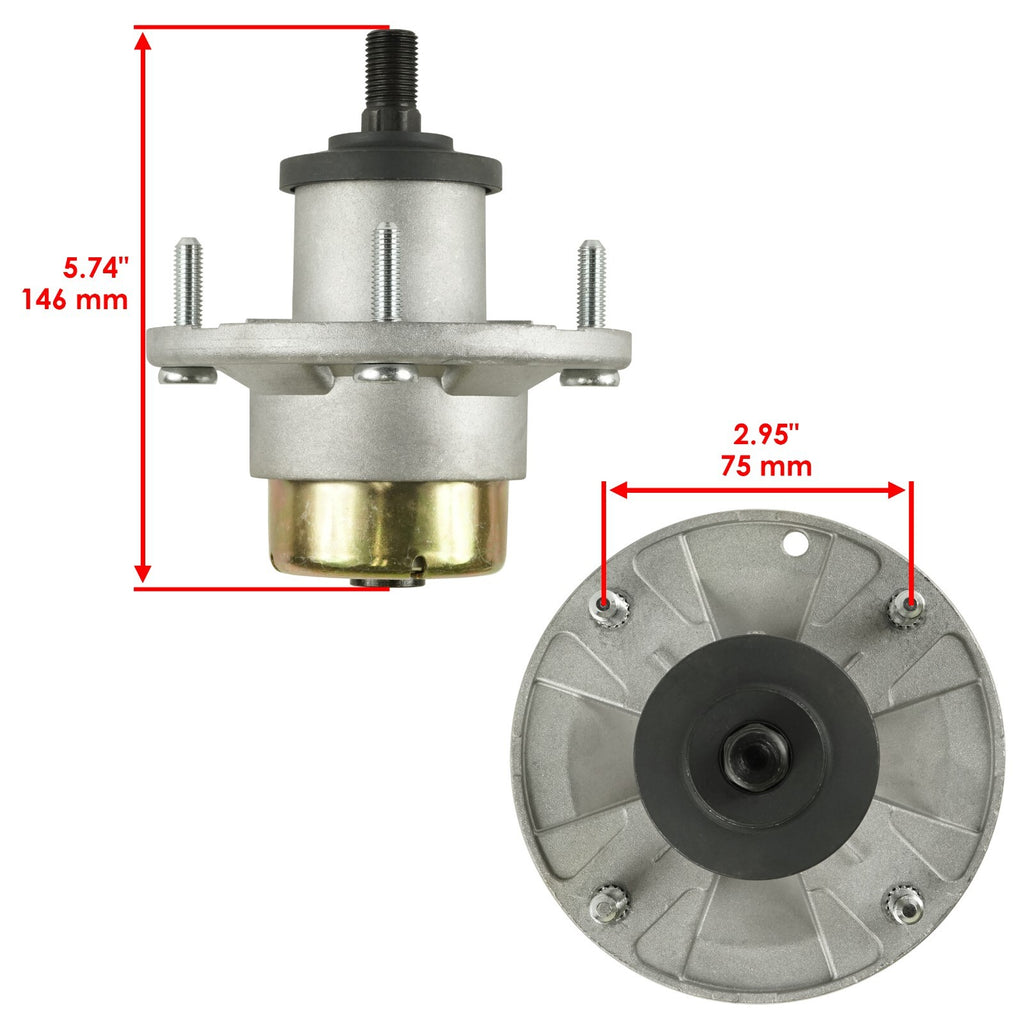 Mower Spindles with Blades for John Deere S220 S240 42 in Deck (2009–2016)